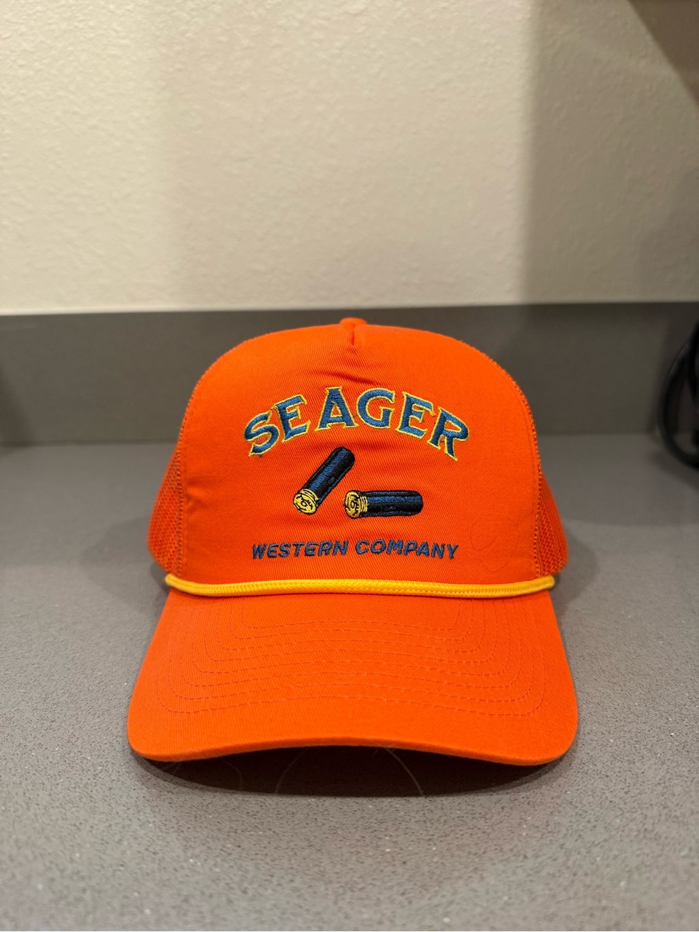 Seager Western Company Orange Hat